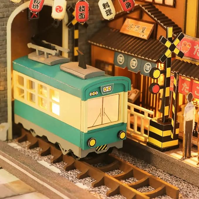 Sakura Holiday Book Nook – DIY Japanese Diorama Kit