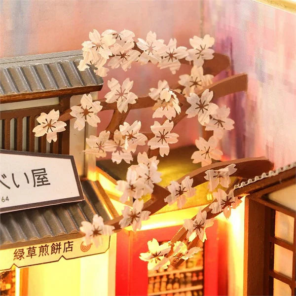 Sakura Holiday Book Nook – DIY Japanese Diorama Kit