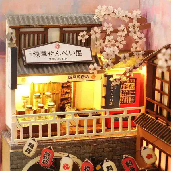 Sakura Holiday Book Nook – DIY Japanese Diorama Kit