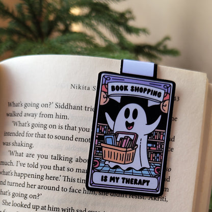 Book Shopping is My Therapy Magnetic Bookmark