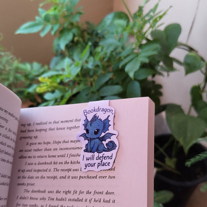 Book Dragon Magnetic Bookmark