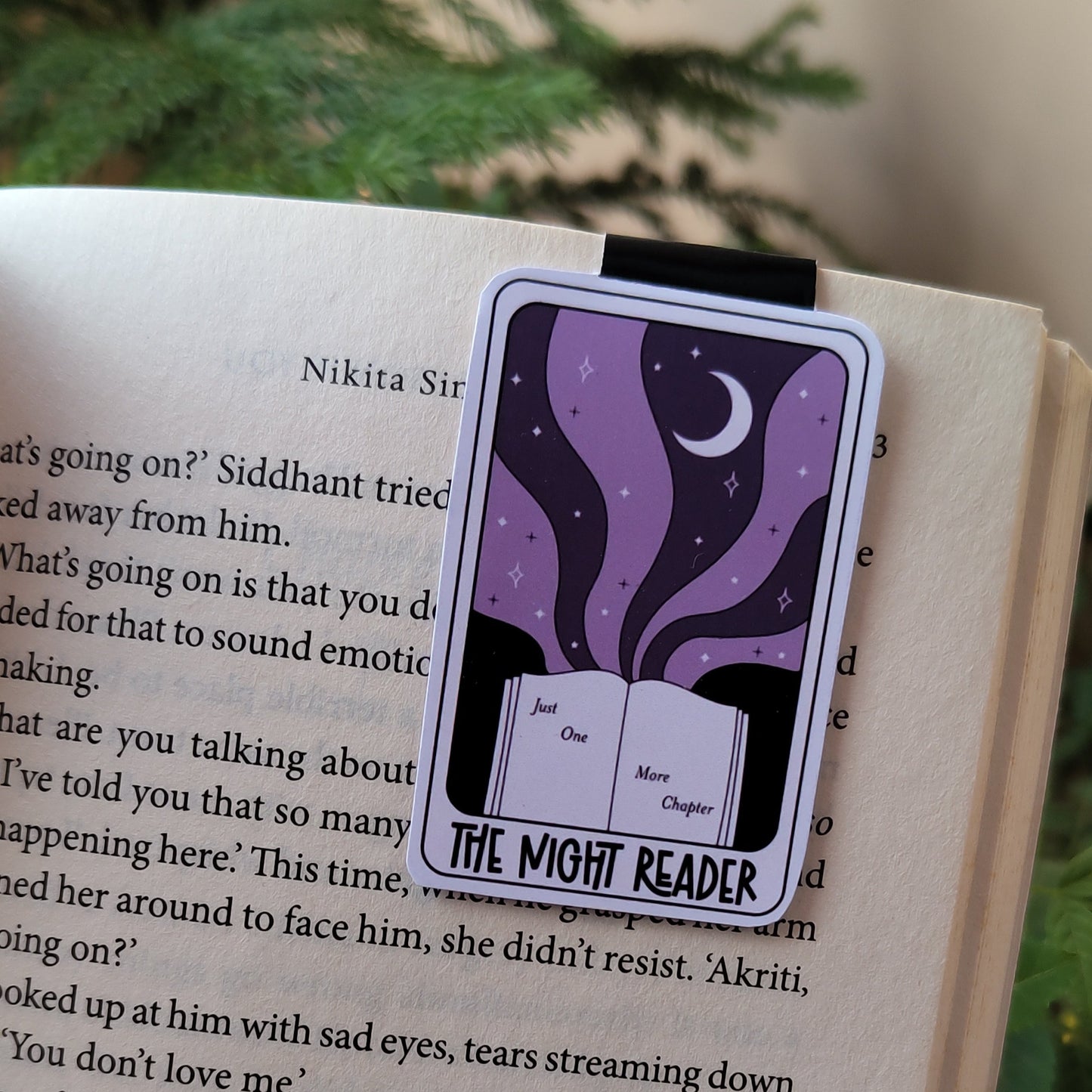 The Night Reader Magnetic Bookmark